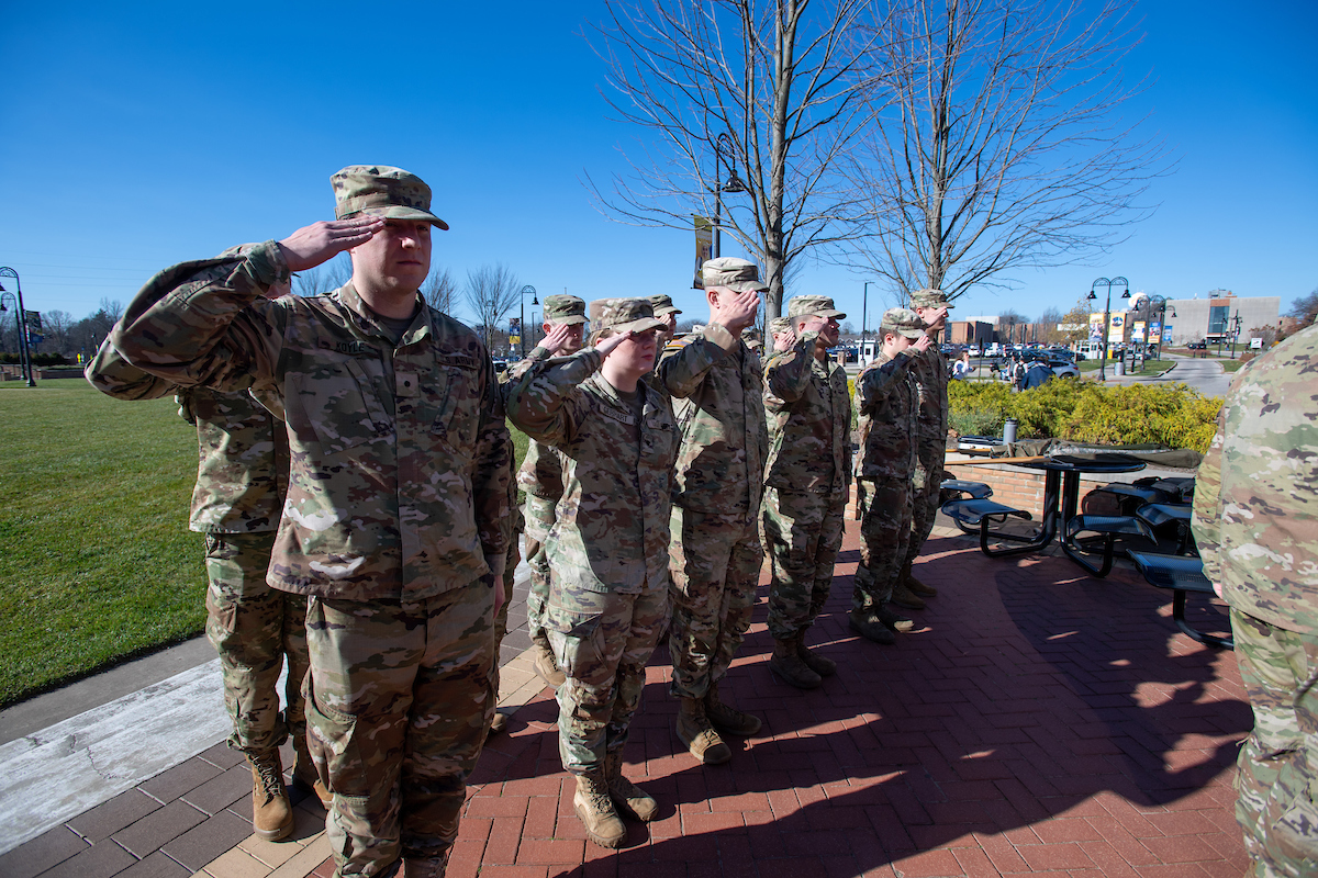 Paying Tribute To Those Who Wore The Uniform Kent State University
